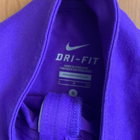 Nike Dri-Fit Quarter Zip Small Purple - Picture 6 of 8